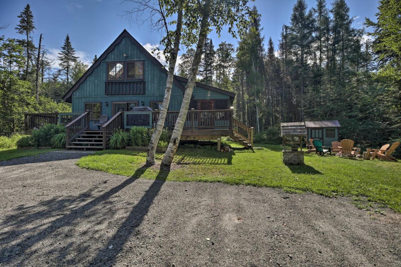 Lake Placid Chalet Deck And Forest Views! ภายนอก รูปภาพ